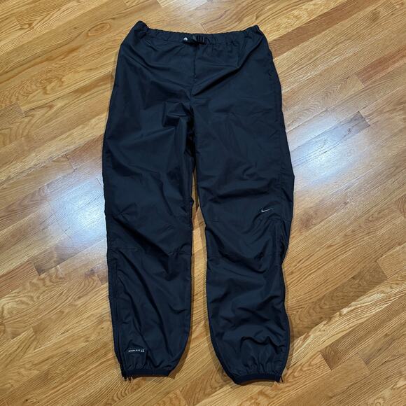 Vintage Nike ACG Windbreaker Pants Fits Mens 36 / Large Gorpcore Black - Picture 1 of 7